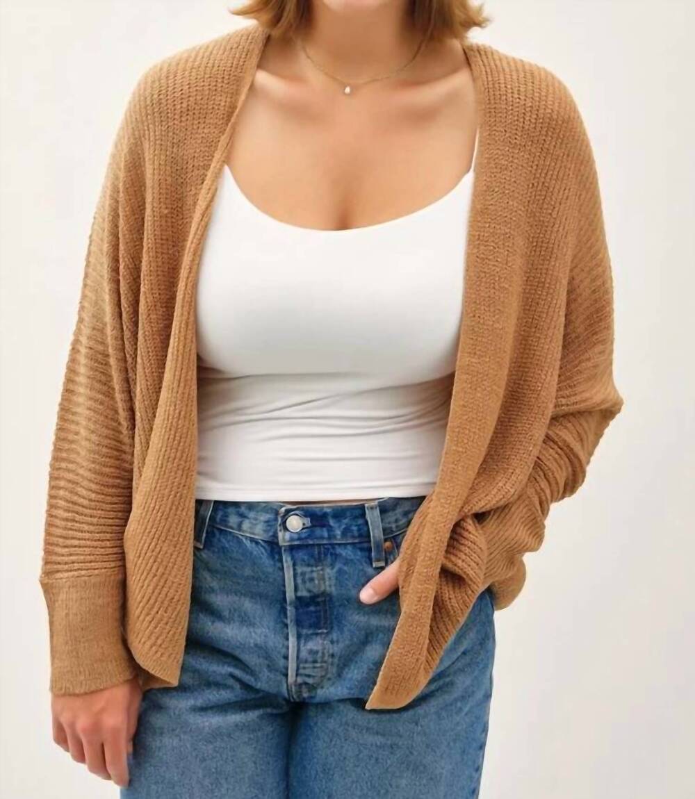 NEW BE COOL cora cardigan c - curvy in camel